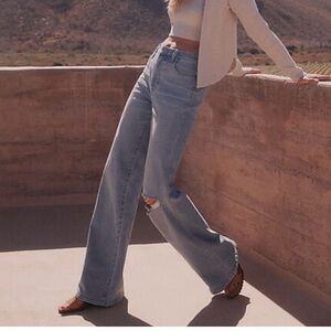 Madewell 11” High-rise Flare Denim Jeans